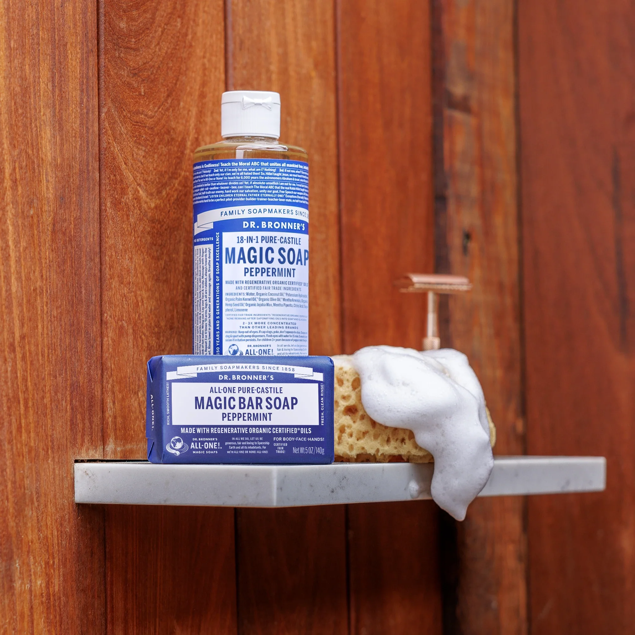 Peppermint - Pure-Castile Magic Bar Soap - Image 4